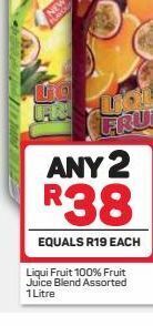 Pick n Pay Hypermarket Liqui-fruit fruit juice 2 offer