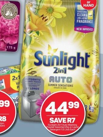 Pick n Pay Hypermarket Sunlight washing powder offer