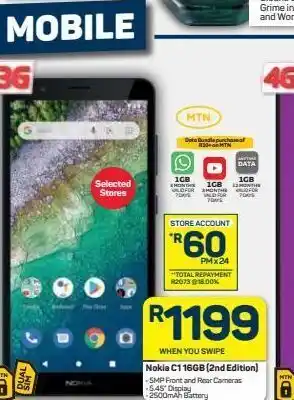 Pick n Pay Hypermarket Nokia c1 phone offer
