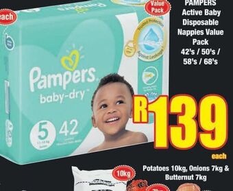 Boxer Pampers nappies offer