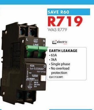 Earth leakage