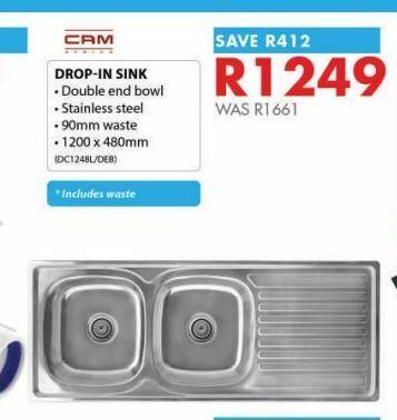 Chamberlain Drop-in sinks offer
