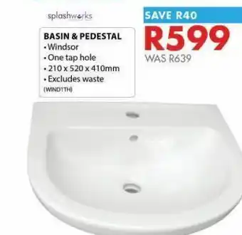 Chamberlain Basin & pedestal offer
