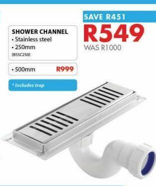 Chamberlain Shower channel offer