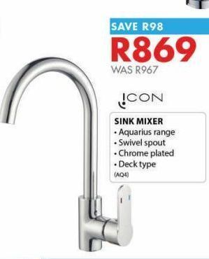 Chamberlain Sinks mixer offer