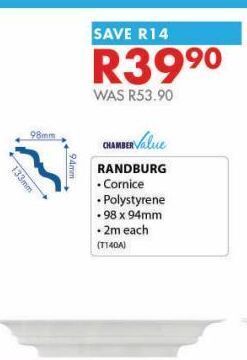 Chamberlain Randburg offer