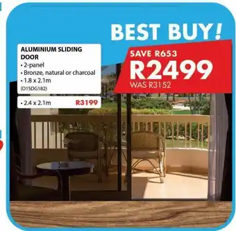 Chamberlain Aluminium sliding doors offer