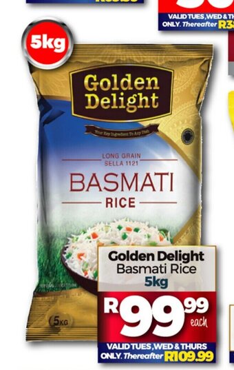 Take 'n Pay Golden Delight Basmati Rice 5kg offer
