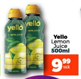 Take 'n Pay Yello Lemon Juice 500ml offer