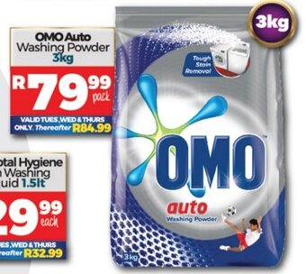 Take 'n Pay Omo Auto Washing Powder 3kg offer