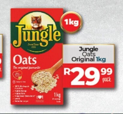 Take 'n Pay Jungle Oats Original 1kg offer