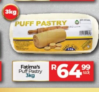 Take 'n Pay Fatima's Puff Pastry 3kg offer