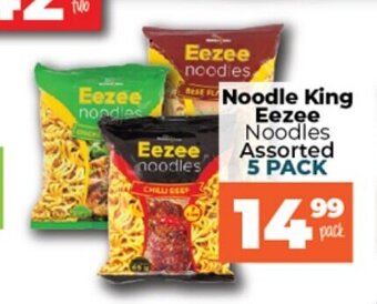 Noodle King Eezee Noodles Assorted 5 Pack