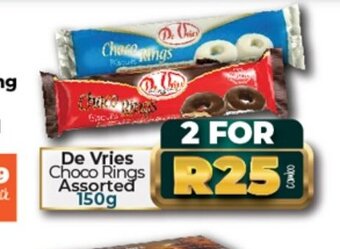Take 'n Pay De Vries Choco RIngs Assorted 150g offer