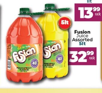 Take 'n Pay Fusion Juice Assorted 5lt offer
