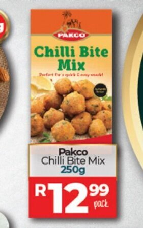 Take 'n Pay Pakco Chilli Bite Mix 250g offer