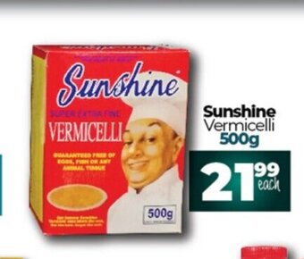 Sunshine Vermicelli 500g