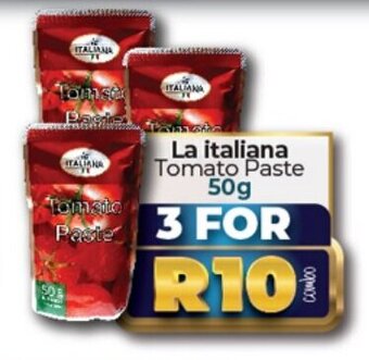 Take 'n Pay La Italiana Tomato Paste 50g offer