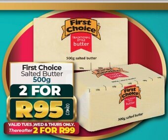 Take 'n Pay First Choice Salted Butter 500g offer