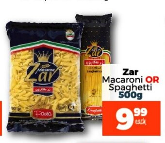 Take 'n Pay Zar Macaroni or Spaghetti 500g offer