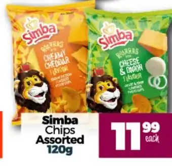 Take 'n Pay Simba Chips Asstd. 120g offer