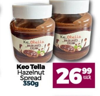 Take 'n Pay Keo Tella Hazelnut Spread 350g offer