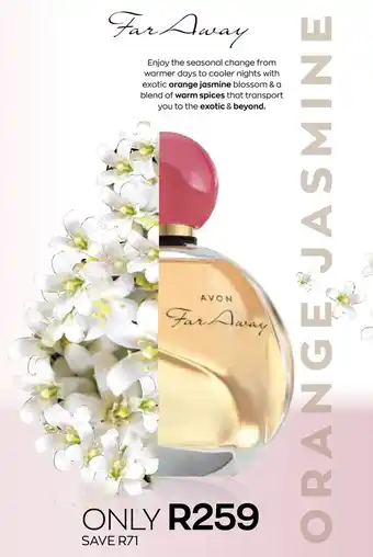 AVON Far Away Orange Jasmine offer