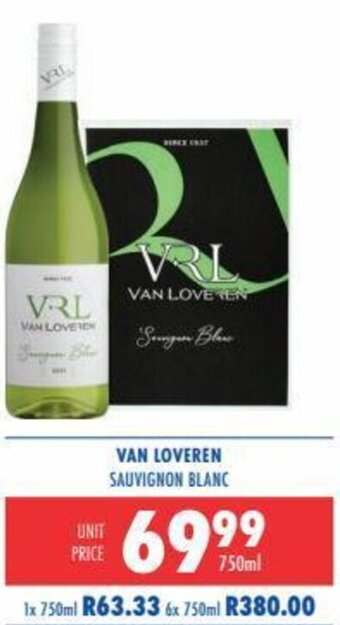 Ultra Liquors Van Loveren 750ml offer