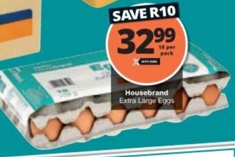 Checkers Housebrand Extra Large Eggs offer