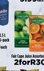Food Lover's Market Fair cape fruit juice 2 offer