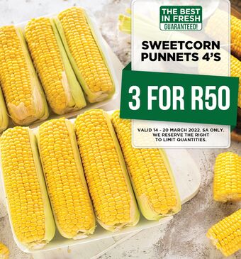 Food Lover's Market Sweetcorn 3 offer