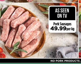Food Lover's Market Pork sausages offer