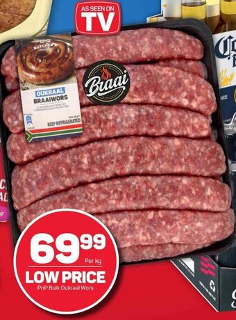 Pick n Pay PnP Bulk Oukraal Wors offer