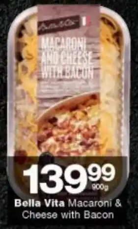 Checkers Liquor Shop Bella Vita Macaroni & Cheese with Bacon 900g offer