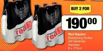 Spar Tops Red Square 6x275ml offer