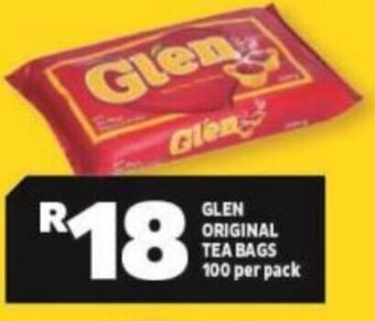 Usave Glen Original Tea Bags 100 per Pack offer