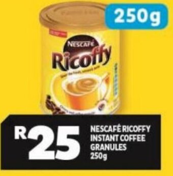 Usave Nescafé Ricoffy Instant Coffee Granules 250g offer