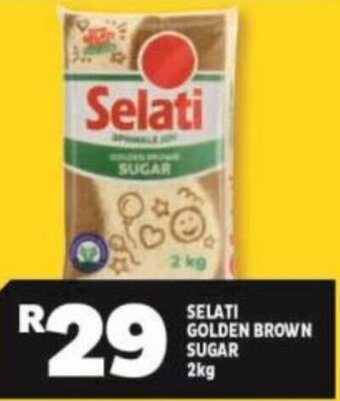 Usave Selati Golden Brown Sugar 2kg offer