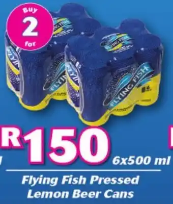 Flying Fish Pressed Lemon Beer Cans 6x500ml
