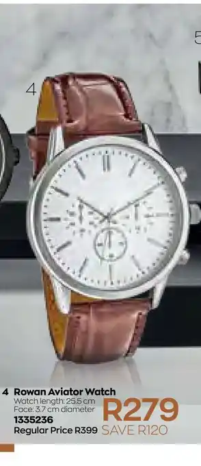 AVON Rowan Aviator Watch offer