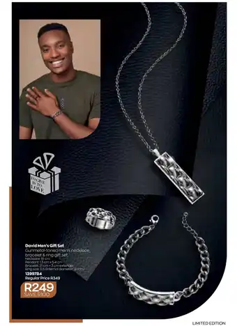 AVON David Men's Gift Set offer
