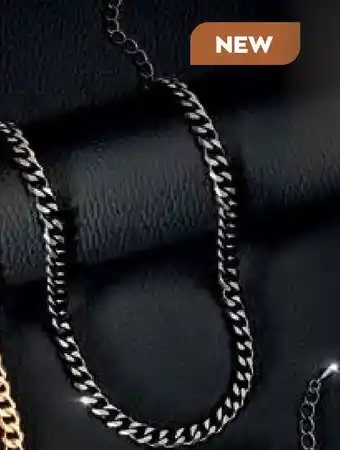Tristan Necklace  ( Gunmetal-Toned chain Necklace )