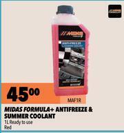 Midas Formula+ Antifreeze & Summer Coolant MAF1R offer at Midas