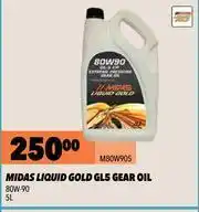 Midas Midas Liquid Gold GL5 Gear Oil 80W-90 M80W905-5Ltr offer