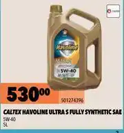 Midas Caltex Havoline Ultra S Fully Synthetic SAE 501274396 5W-40-5Ltr offer