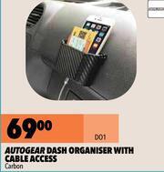 Midas Autogear Dash Organiser With Cable Access Carbon D01 offer
