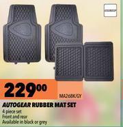 Midas Autogear Rubber Mat Set MA26BK/GY offer