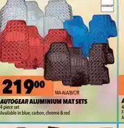 Midas Autogear Aluminium Mat Sets MA-ALA/B/C/R offer