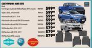 Midas DNA Mat Sets Black For Ford Ranger Double Cab Wildtrak/ Raptor RMFR01 offer