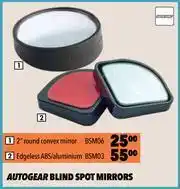 Midas Autogear Blind Spot Mirrors 2" Round Convex Mirror BSM06 offer